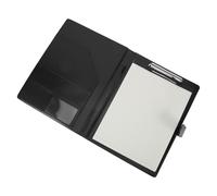 Lurrose Clipboard Folder: Professional Padfolio with Clipboard - A4 Portfolio Folder Binder - PU Leather Legal Pad Holder for Notepad Resume Writing Pad