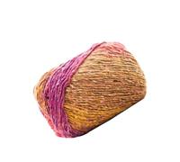 Lurrose Color Segment Dyed Gradient Yarn for Hand Knitting and Crochet, Super Soft Thicken Yarn Material Made of Polyester and Cotton, for Making Sweaters, Random Style for DIY Crafts
