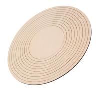 Lurrose Concentric Wooden Rail Set for Pottery Ceramic Cutting Tools, Round Clay Modeling Forming Mold, DIY Geometric Mud Supplies for Home and Studio