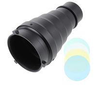 Lurrose Conical Tube Kit with Honeycomb Grid Light Filters Speedlight Flash Accessories for Photography Creates Spotlight Effects for Product Shots Compatible with Various Photography