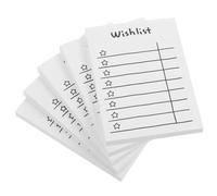 Lurrose Convenient Memo Pads Non-stick Memo Papers Schedule Planning Paper for Office Practical Note Pad Reading List Bookmark