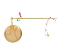 Lurrose Copper Small Chinese Medicine Scale 100g Portable Handheld Gram Scale with Weight for Traditional Herb Weighing and Kitchen Use, Packaged with Box