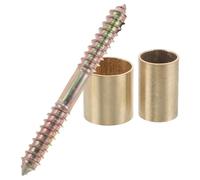 Lurrose Copper Walking Stick Ends Set Anti-Slip Protection and Easy Installation for Seniors and Elderly Daily Use Walking Aid Accessories Cane and Crutch Connector Replacement Tips