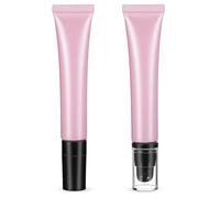 Lurrose Cosmetics Tubes Plastic Squeeze Bottles 2pcs Pink Refillable
