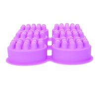 Lurrose Creative Soap Mold Silicone Massage Brush Mold Oval Shape for Gift for Friends Who Like Soap DIY Work