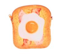 Lurrose Crossbody Toast Shape Chain Bag with Detachable Strap for Urban