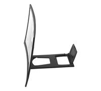 Lurrose Curved 12-inch Phone Screen Magnifier Mobile Phone Screen Enlarger HD Video Amplifier Stand for Smartphone Movie and Game Viewing in Black