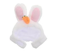 Lurrose Cute Bunny Ears Hat for Cats and Small Dogs, Breathable Polyester Pet Headband, Easy to Put and Take, for Daily Dress and Cosplay