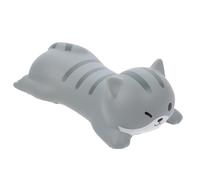 Lurrose Cute Grey Cat Mouse Pad with Wrist Support Cushion, Gel Hand Rest for Laptop and Computer Desk Accessories, Comfortable Mouse Wrist Pad for Office and Gaming Use