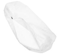 Lurrose Cylinder Neck Roll Pillow Case 15x40cm Bolster Pillow Cover White Cotton Blend for Cervical Support, Sofa and Bed Use, Decorative Bolster Cushion Cover