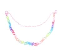 Lurrose Dancing Pants Chain Double-layer Pants Chain Trendy Plastic Wear-resistant and Jeans Stylish Costume Party Accessory for Women