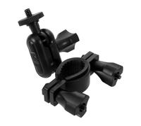 Lurrose Dash Cam Mounting Bracket, Dashcam Mount Adjustable Double Clamp Mirror Bracket, Plastic, Black, 6mm Thread, for Rearview Mirror and Dashcam, Car Driving Recorder Installation