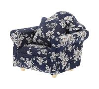 Lurrose Decorative Miniature Hamster Bed Sofa for Small Pets Supple Material Cute Floral Pattern Versatile Cage Accessory and Model for Guinea Pigs and Hamsters