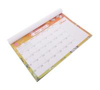 Lurrose Delicate Monthly Wall Calendar with Hanging Lightweight English Daily Planner for Office and Home Use Compact Year Planner for Event Recording and Gift Giving