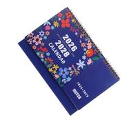 Lurrose Desk English Calendar with Thick Paper Spiral Bound Monthly Planner for Home Office School Language Learning Integration Family Appointment Organizer Enhanced Task Management