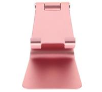 Lurrose Desktop Phone Holder Smart Phone Base Holder Cartoon Man Shape Iron Metal Creative Pattern Tablet on Coffee Table Living Room Pink