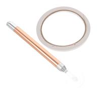 Lurrose Diamond Drawing Wheel Roller Pen with Glow Gold Roller and Adhesive Tape, Handmade Diamond Art Tool for Rhinestone Painting and Mosaic Craft Supplies