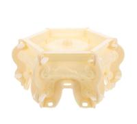 Lurrose DIY Concrete European Style Flowerpot Molds Thick Plastic Hexagonal Bonsai Pot Casting Mold for Crafts Sturdy Flowerpot for Outdoor Plant Pots