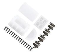 Lurrose DIY Epoxy Resin Treasure Chest Silicone Mold Set with Mirror Surface and Accessories, Handicraft Silicone Mold for Jewelry Box, Dice Storage, and Craft Casting Projects