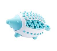 Lurrose Dog Treat Dispensing Ball for Dogs, Blue Bite-resistant Chew Teeth Cleaning Function, Interactive Pet Enrichment Puzzle for Puppy Training and Mental Stimulation