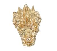 Lurrose Dragon Head Brass Cabinet Knob Unique Chinese Style Pull Handle for Wardrobes Kitchen Cupboards Vintage Aesthetic Easy Installation Durable Brass Hardware