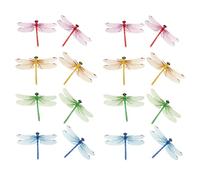 Lurrose Dragonflies Curtain Decoration 5.51 Inch Textured PP Material Clip-On Dragonfly for Event Setup and Door Curtain