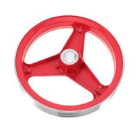Lurrose Dual Groove Sprayer Pump Pulley Replacement - Three-Cylinder Piston Plunger Pump Belt Sheave Accessory - Metal Belt Wheel for Agricultural Garden Equipment