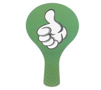 Lurrose Dual-sided Pvc Voting Supply 1 Paddle Red Visual Cue Quick Assessment Classroom Discussions for Students and Teachers
