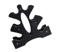 Lurrose Dumbbell Weight Rack Plastic-Coated 3 Tier Hand Weight Storage Stand Suitable for Home Workout Areas