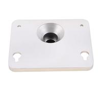 Lurrose Electronic Drum Module Mounting Plate with Metal Construction and Portable Structure, Drum Pad Mounting Hardware Bracket for Modules Suitable for Music Performance and Repair