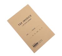 Lurrose English Receipt Book for Small Business with 2-Part Duplicate Tax Invoice Forms, Universal Compatibility and Paper Material, 100 Pages Per Book, for International Logistics