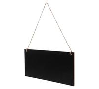 Lurrose Erasable Small Chalk Board Wall Sign with Smooth Surface and Wood Material, Rectangular Hanging Chalkboard for Office Buildings and Bars, Space Saving Design Memo Board