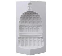 Lurrose European Roman Dome Architectural Resin Building Model Adornment Bookend Living Room Desktop Decoration Home Office Sculpture