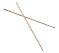 Lurrose Extra Long Beech Wood Chopsticks for Cooking and Hot Pot Reusable Natural Wooden Chopsticks with Noodle-Grip Tip Asian Tableware for Family Gatherings and Sushi