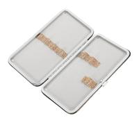 Lurrose Eyelash Tweezer Carrying Case Gold Portable Storage Bag for Lash Extensions Tweezers Holder Organizer Suitable for Professional Beauty Tools