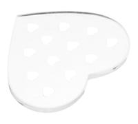 Lurrose False Eyelash Extension Stand Container Round Glass Pallet, Mini Sized Lash Organizer Measuring Length for Professional Salon and Daily Use