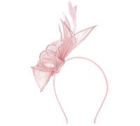 Lurrose Fascinator Hat Pink Tea Party Headband Fascinator Headband for Women Cocktail Party Hair Clip Fascinator Hair Clip Pink for Women Wedding Valentine'S Day