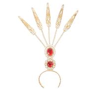 Lurrose Fingertip Nail Covers Colour-fast and Easy to Wear Golden Alloy 2pcs for Women for Stage Performance and Dance Performances
