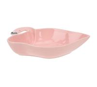 Lurrose Flamingo Ceramic Bowl Household Serving Bowl Multi-Function Salad Container Kitchen Supply Home Accessory