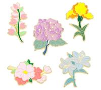 Lurrose Flower Brooch Pins with Elegant Flower Shape for Women Brooch Pin 5pcs Lightweight Alloy Classic and Chic Style for Clothes for Business Ball and Party Accessories