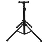 Lurrose Foldable Violin Stand Stable Tripod Design and Compact Storage, Black Vertical Violin Holder Made of Environmentally Friendly Abs and Steel for Secure Display and Easy Transport