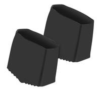 Lurrose Folding Ladder Feet Covers Non-Skid Rubber Foot Pads for Step Ladders Floor Protection Sound Insulation Easy Install 2 Pack 1.69 X 1.65 X 0.91 in
