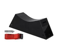 Lurrose Gas Cylinder Wall Mounted Bracket Expansion Screws and Anti-Fall Safety Strap, Heavy Duty Plastic Cylinder Fixed Holder for Industrial and Factory Use