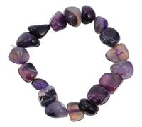 Lurrose Gemstone Bracelet Irregular Bracelet Creative Stone Decorative Eye-catching for Daily Life Unique Handmade Accessory