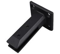 Lurrose Glass Clamp Railing Bracket for Staircase Pool Fence Post Stainless Steel Screws Easy Installation for Outdoor Pools