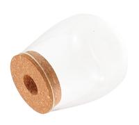 Lurrose Glass Hydroponic Plant Terrarium Bottle Large Micro Landscape Container for DIY Desktop Aquatic Plant Propagation and Home Garden Decoration