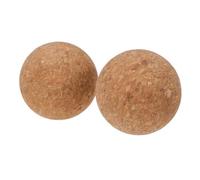 Lurrose Glass Jar Round Ball Stoppers 2Pcs 5Cm Wooden Sphere Cork Replacement for Wine and Beverage Bottles, Bar Accessories for Airtight Sealing