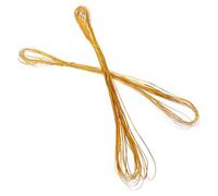 Lurrose Golden Aluminum Wire 0.3mm X 10m 2 Rolls DIY Handmade Art Wire for Cloisonné Enamel Painting Jewelry Making Crafting Supplies