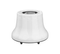 Lurrose Hair Dryer Diffuser Attachment for Curly Hair White Plastic and Rubber Nozzle Reduces Frizz and Defines Curls Styling Tool for Home Use