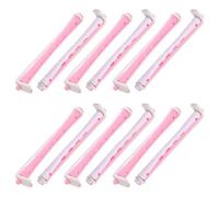 Lurrose Hair Perm Rods Plastic 12Pcs Portable Small Curlers for Tight Curls Vintage Volume Suitable for Home and Salon Use